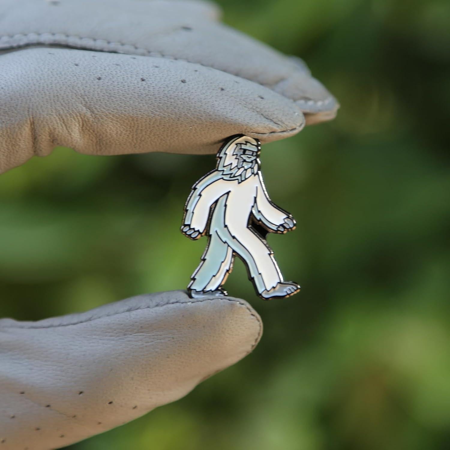 Marcador de Pelotas de Golf Sporty Buff Pie Grande - Esmalte Premium