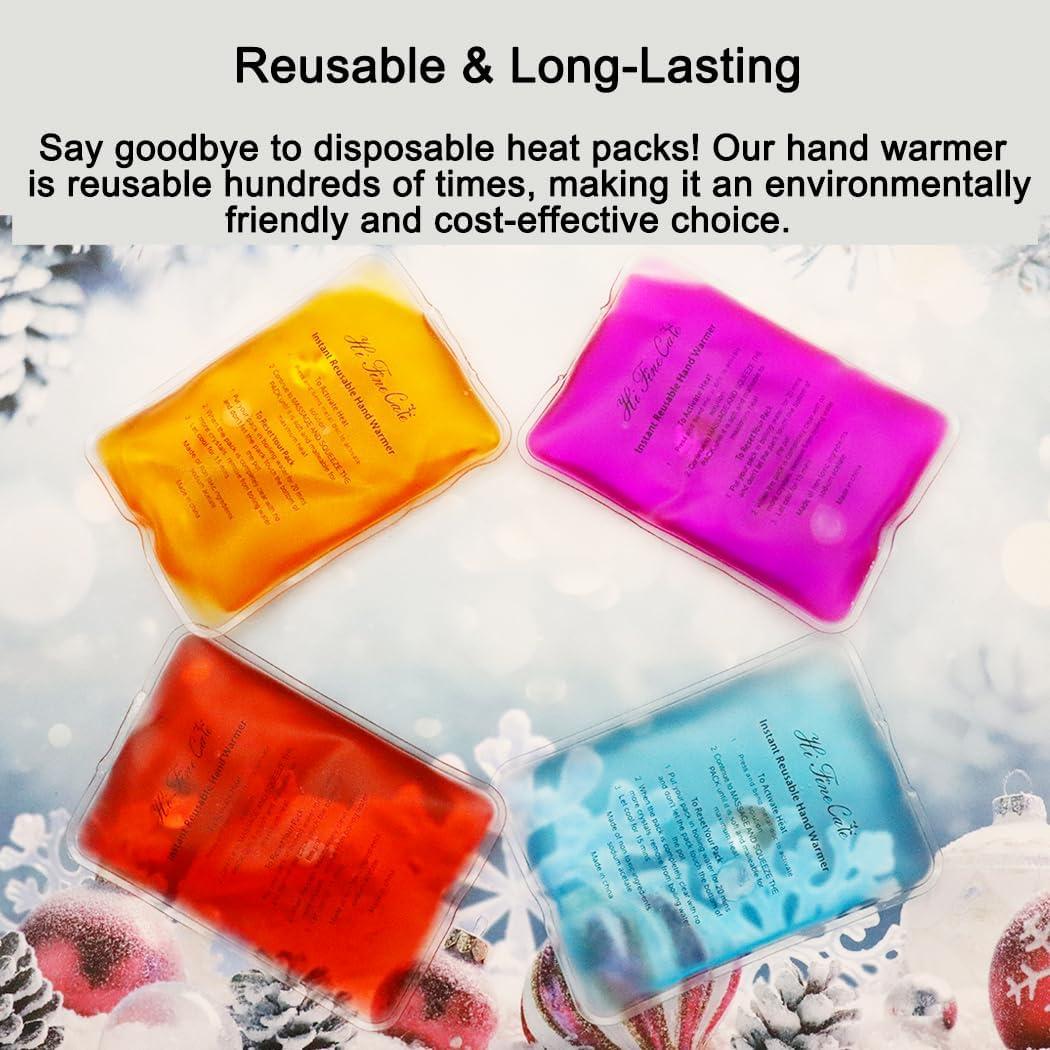Calentadores de Manos Reutilizables HI FINE CARE - Grande 4 Piezas