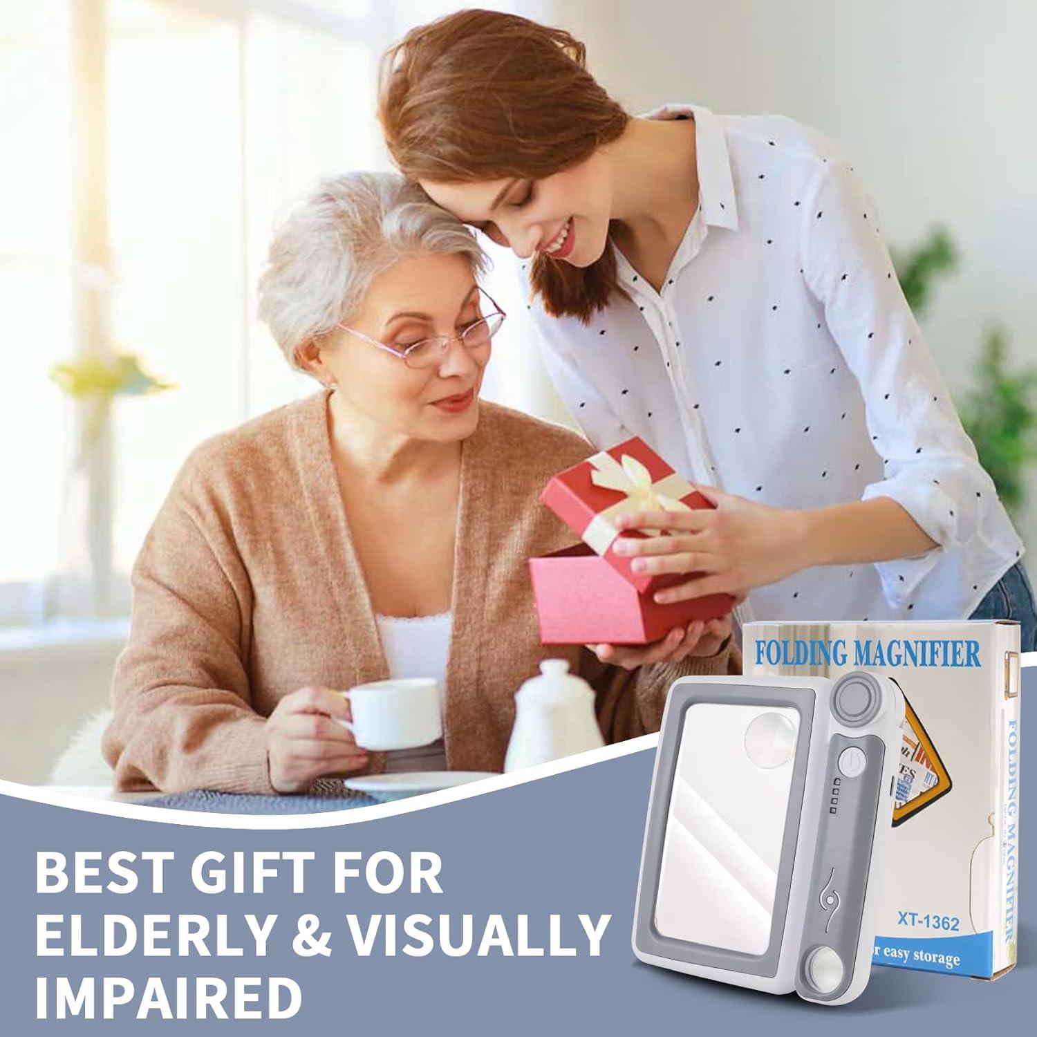 Lupa de Mano Iluminada MAGNIBULLS 5X 10X 45X Recargable