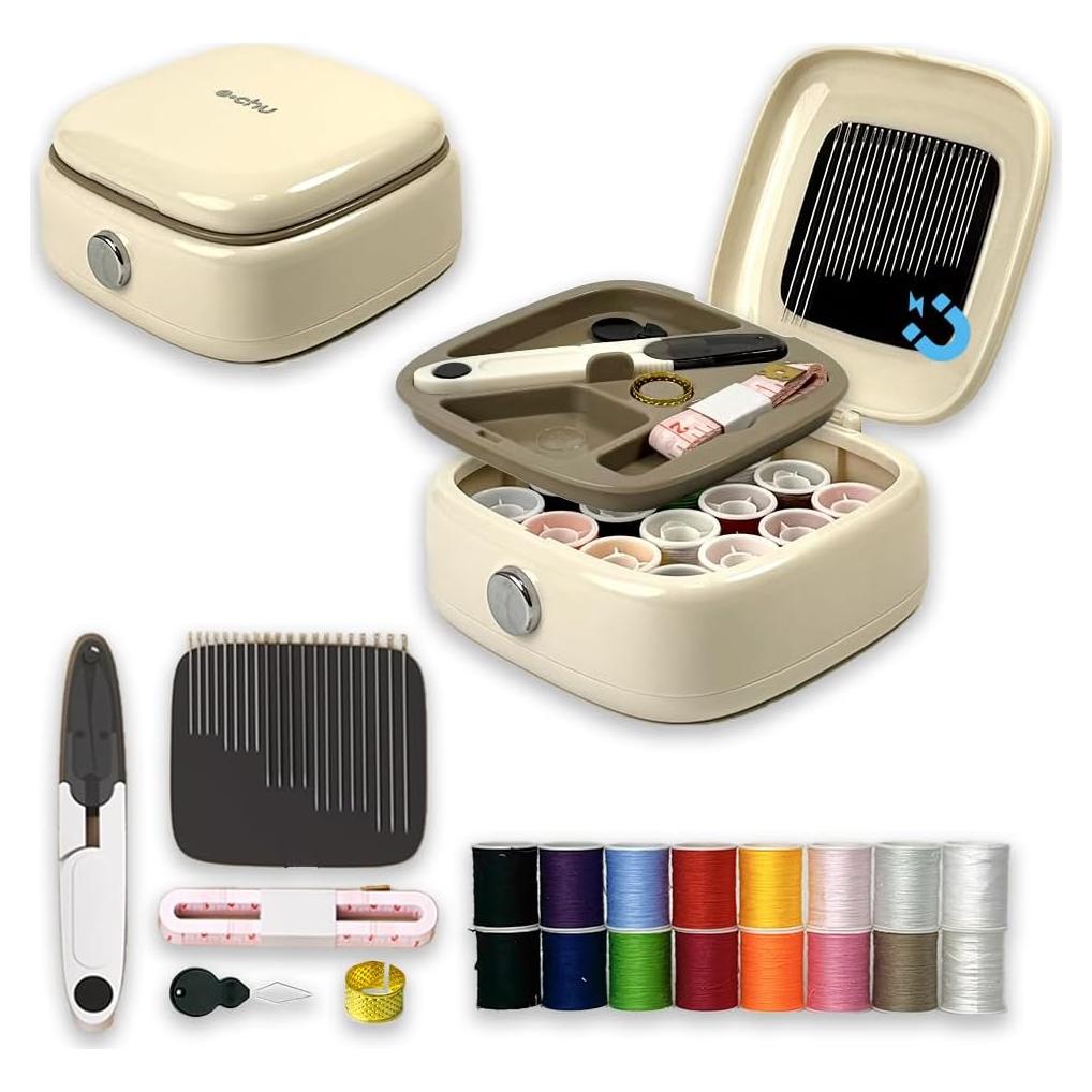 Kit de Costura Magnético Stidgbo Blanco 12.19x12.19 cm