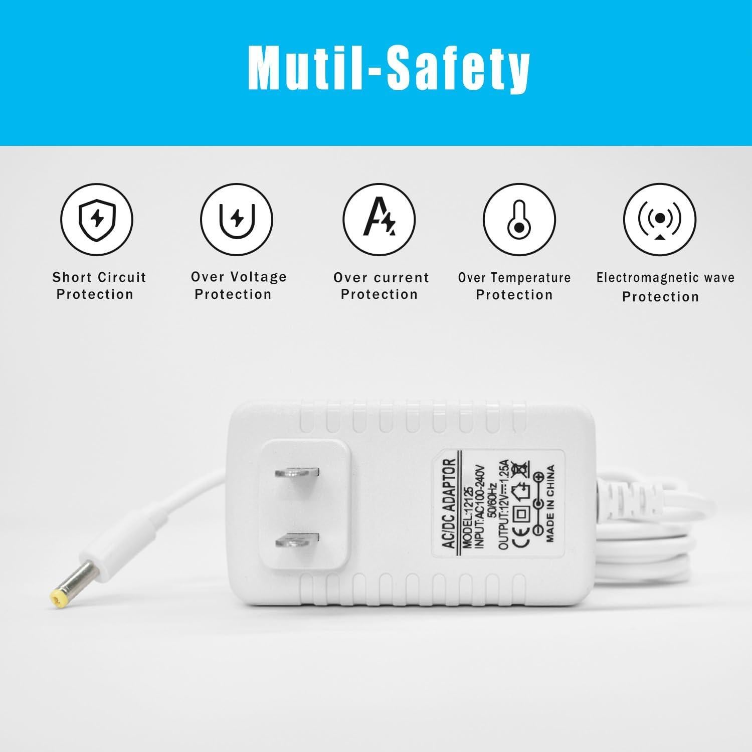 Cargador 15W Pinkind para Alexa Dot 5ta/4ta/3ra Gen