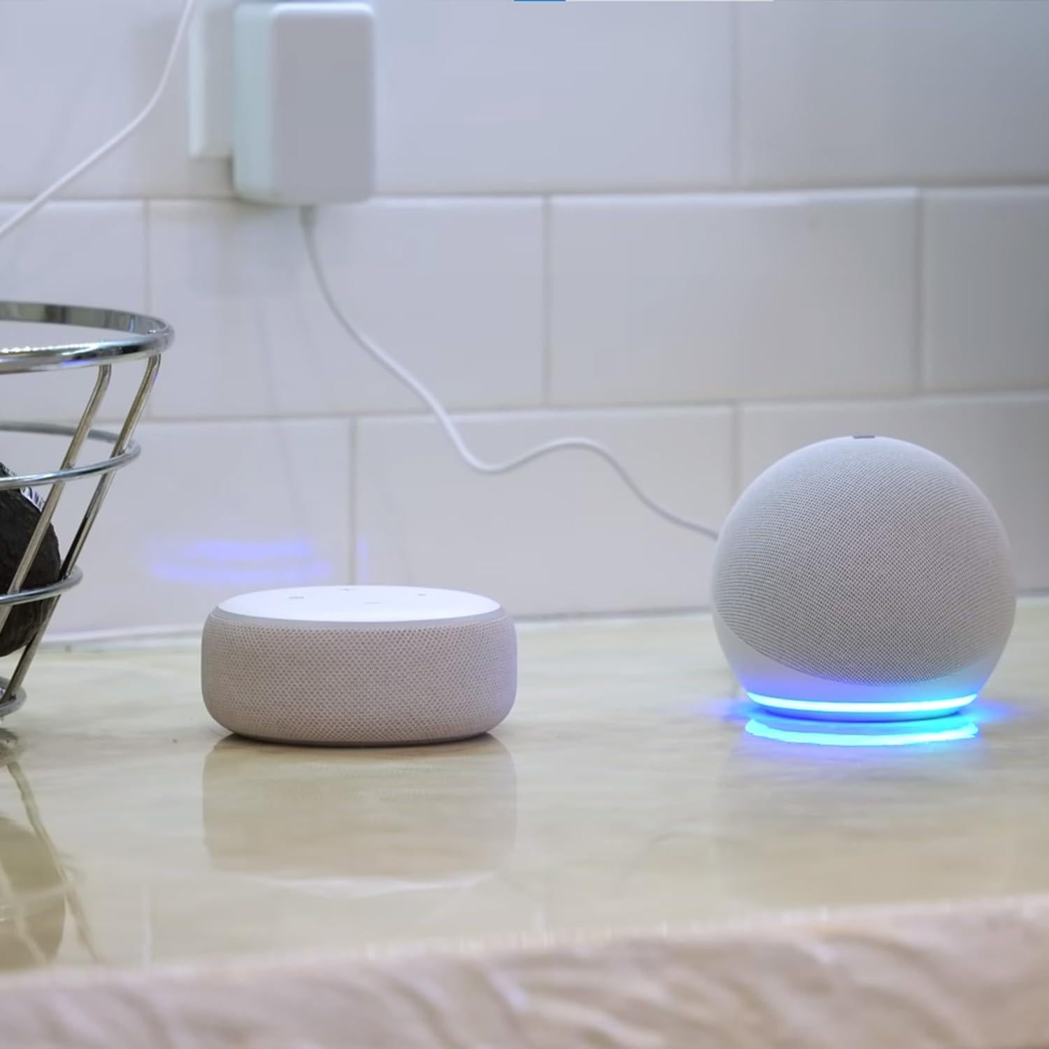 Cargador 15W Pinkind para Alexa Dot 5ta/4ta/3ra Gen