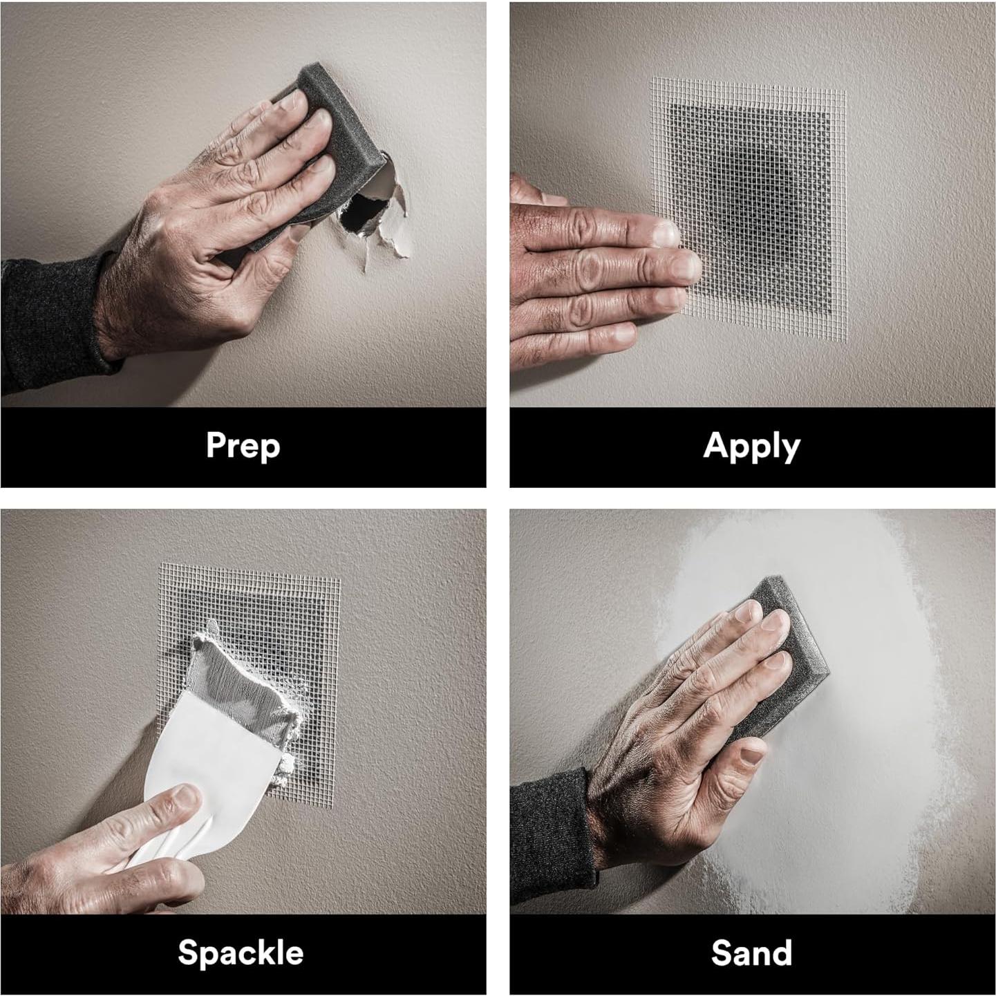 Kit de Reparación de Agujeros Pequeños 3M - 4 Piezas, 226.8 g