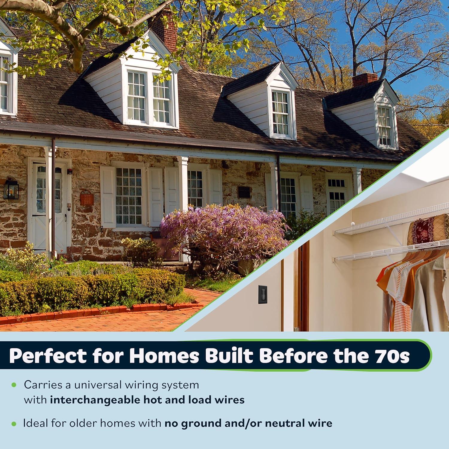 Interruptor de Luz con Sensor de Movimiento Top Greener Negro