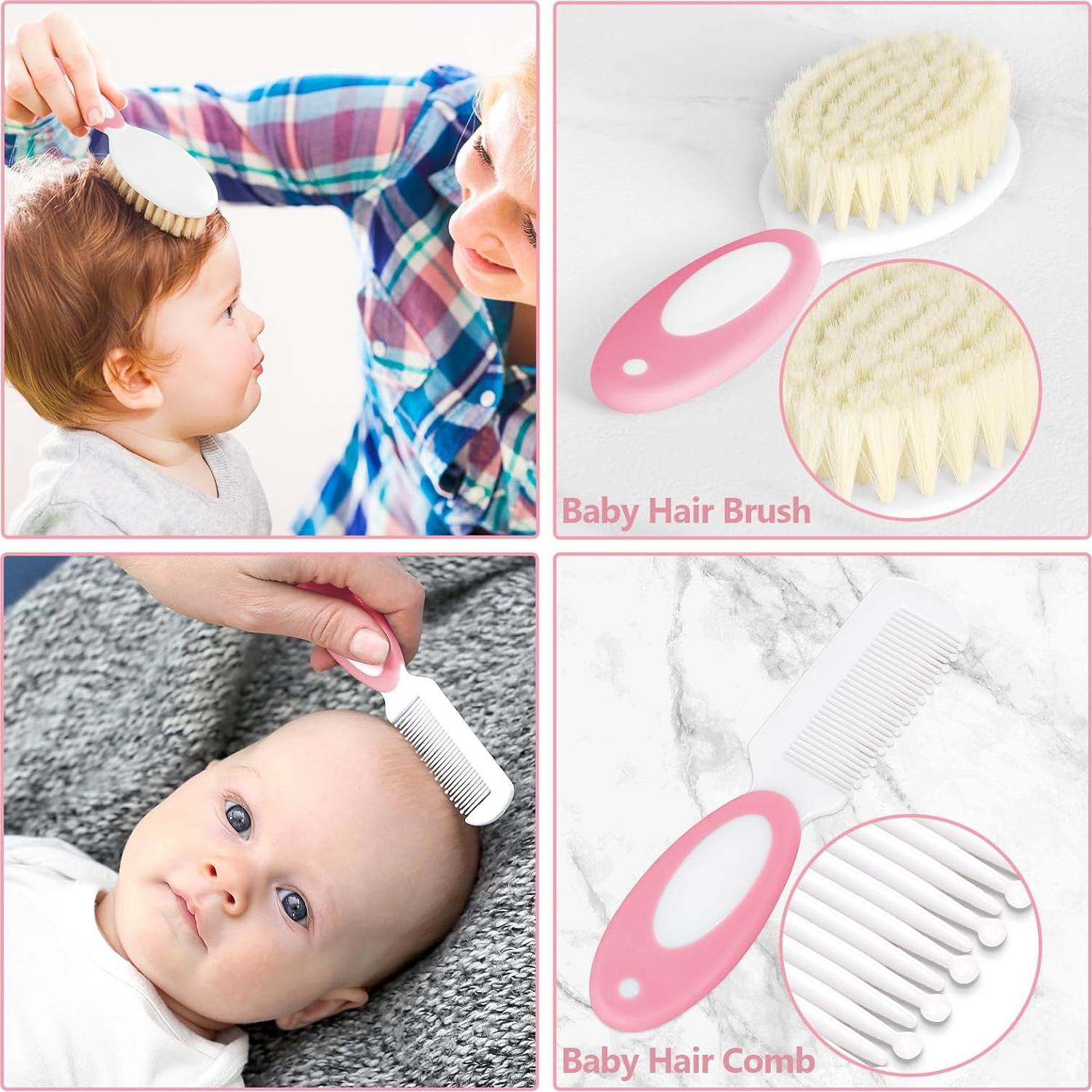 Kit de Cuidado para Bebés POPYJAN 24 Piezas Rosa
