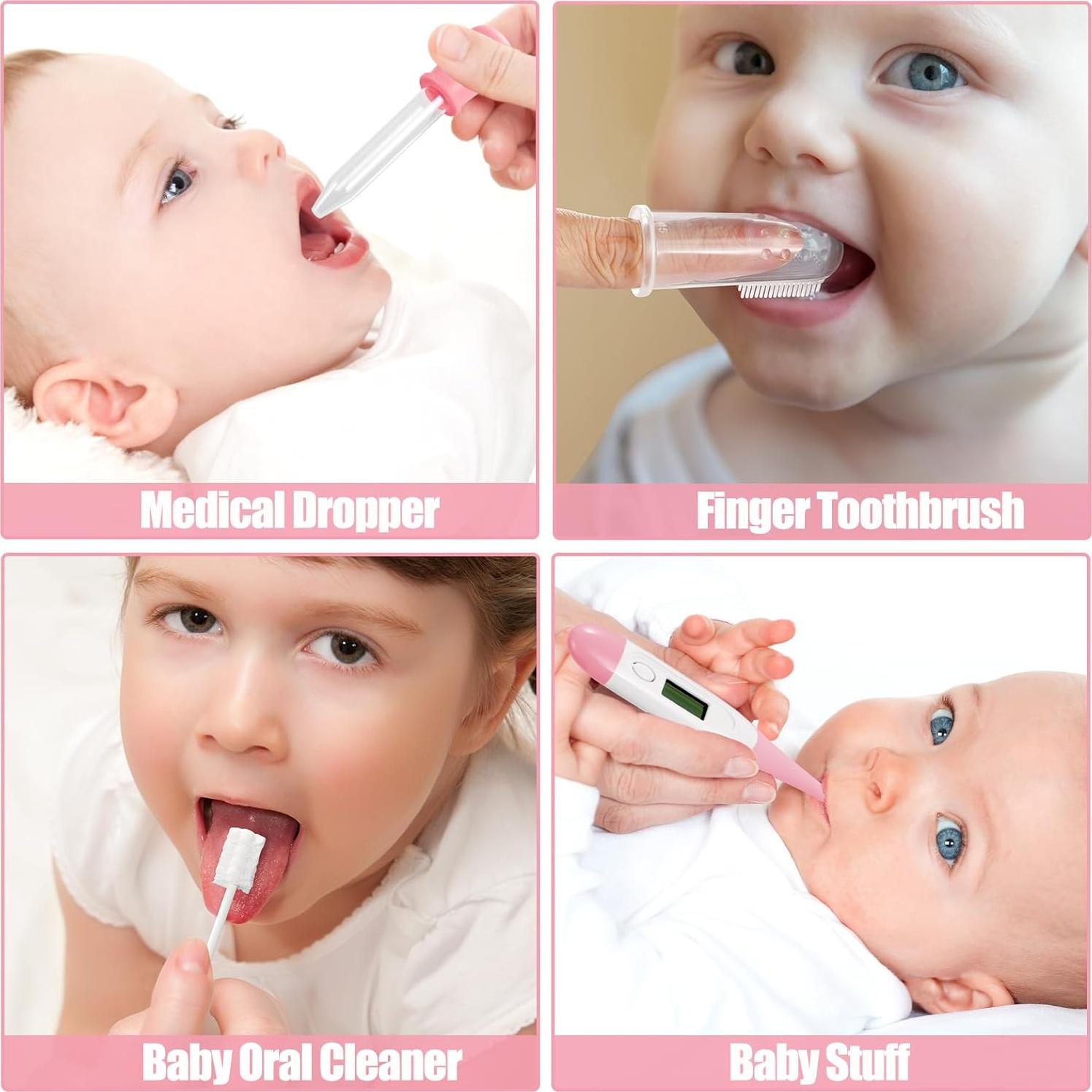 Kit de Cuidado para Bebés POPYJAN 24 Piezas Rosa