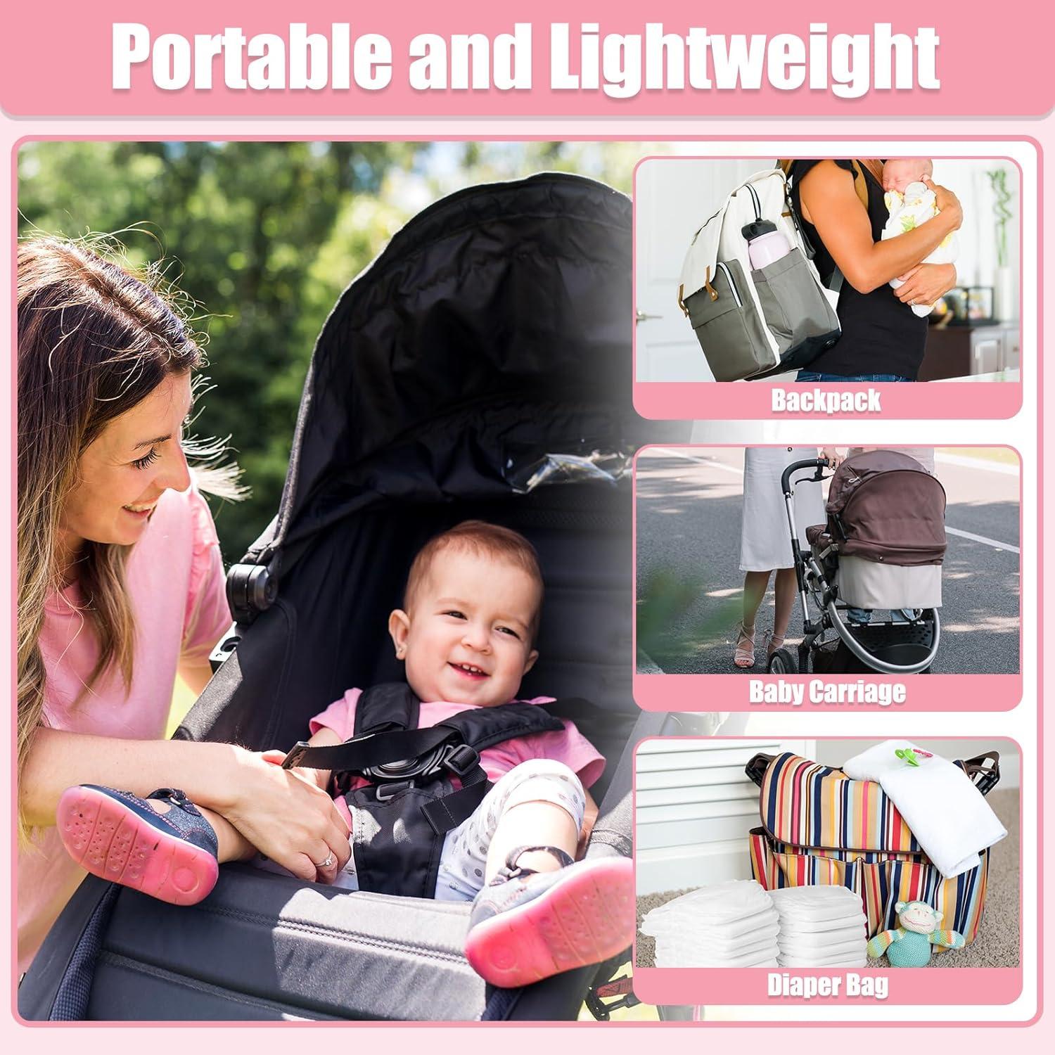 Kit de Cuidado para Bebés POPYJAN 24 Piezas Rosa