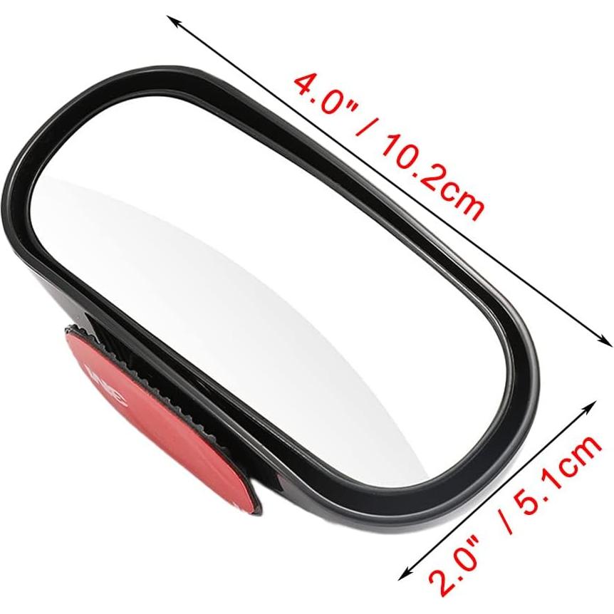 Espejos de Punto Ciego ESreake 2 PCS Ajustables HD Negro