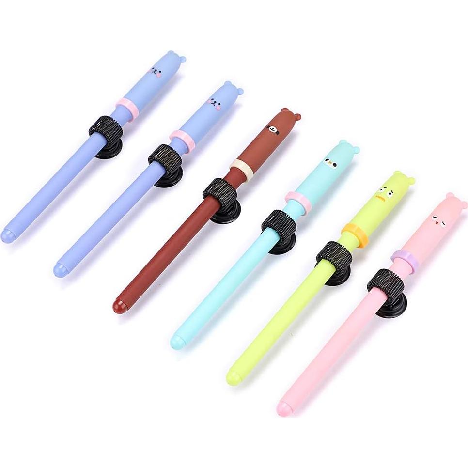 Clips de Soporte Magnéticos para Bolígrafos BTSKY 8 Piezas Negro