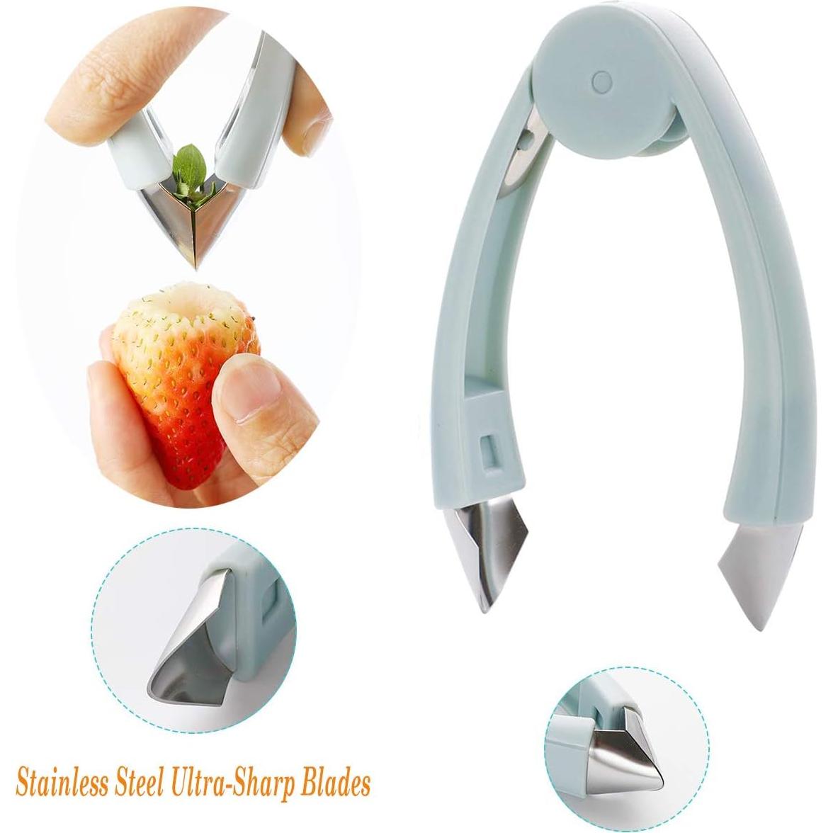 Removedor de tallos de fresa Stickit Graphix - Acero inoxidable