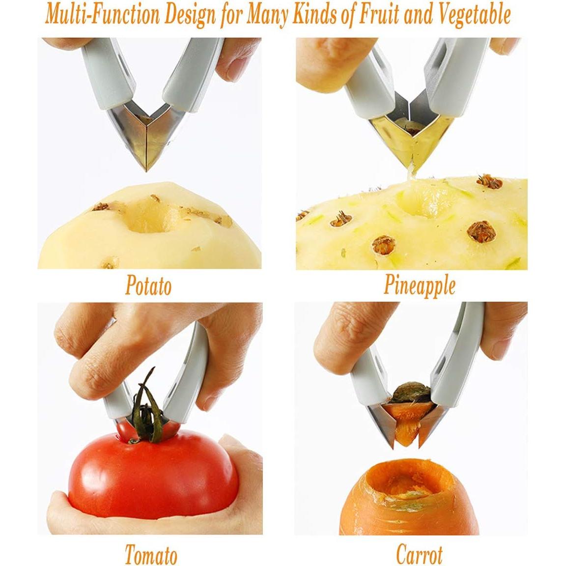 Removedor de tallos de fresa Stickit Graphix - Acero inoxidable