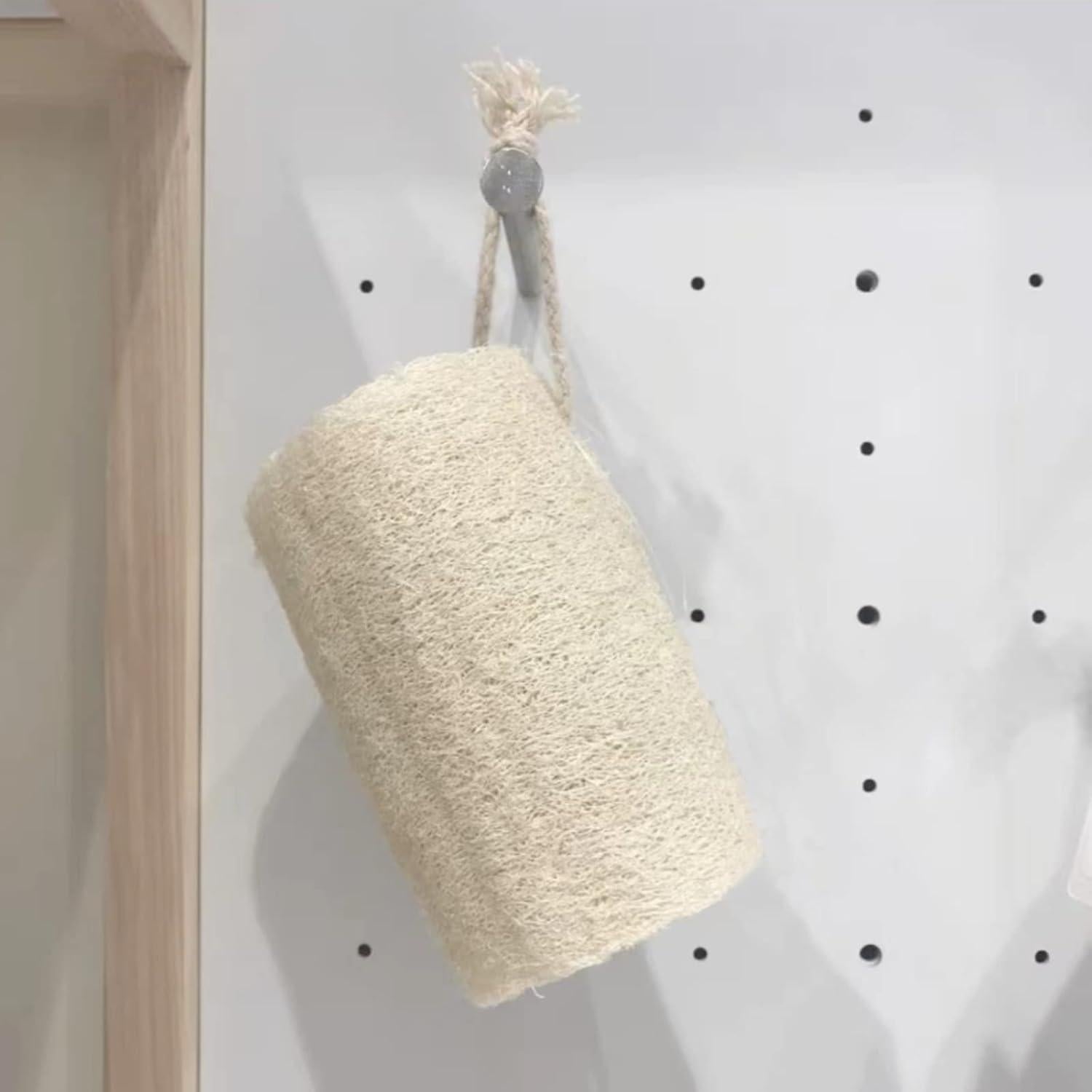 Esponjas de Loofah 100% Natural ENLAYER - Paquete de 4, 12 cm