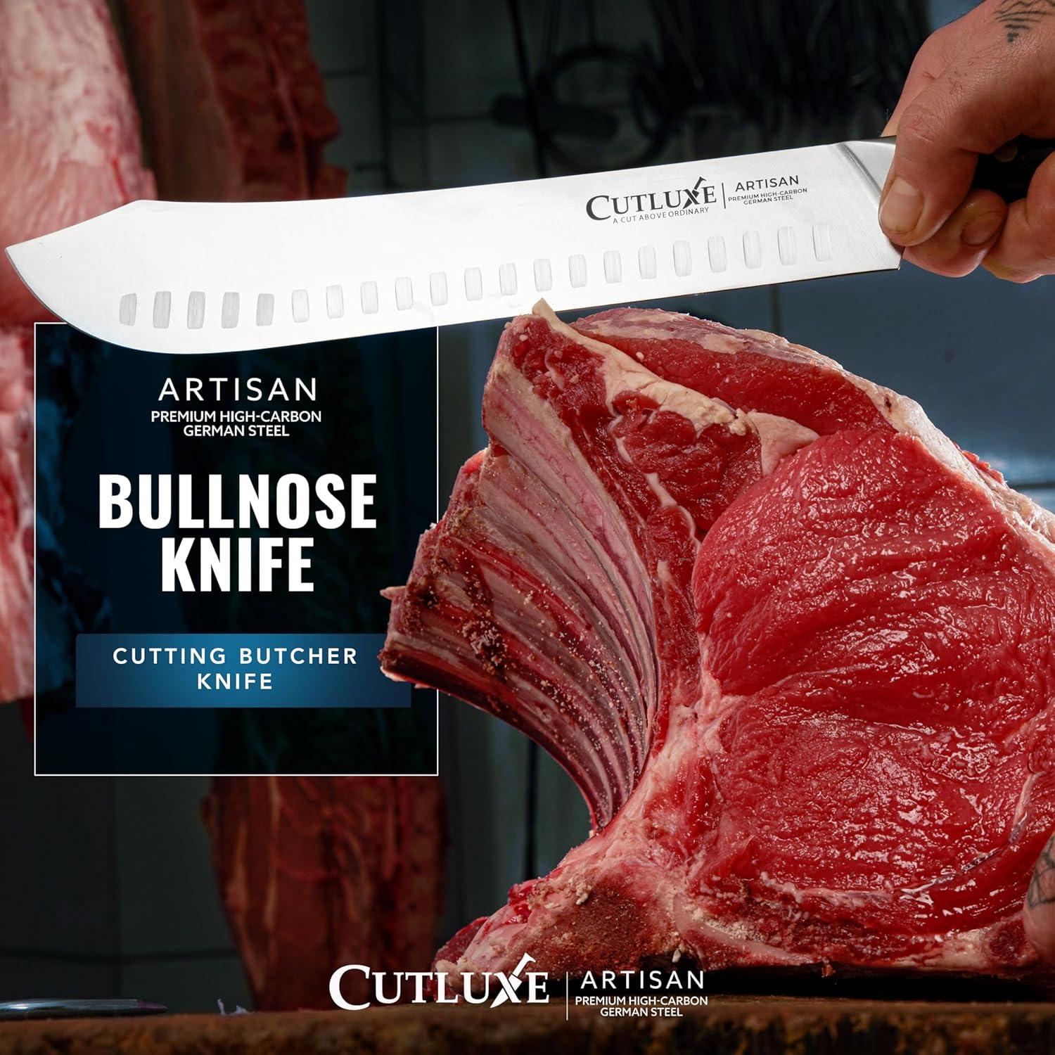 Cuchillo de Carnicero Cutluxe 25.4 cm Acero Alemán Forjado