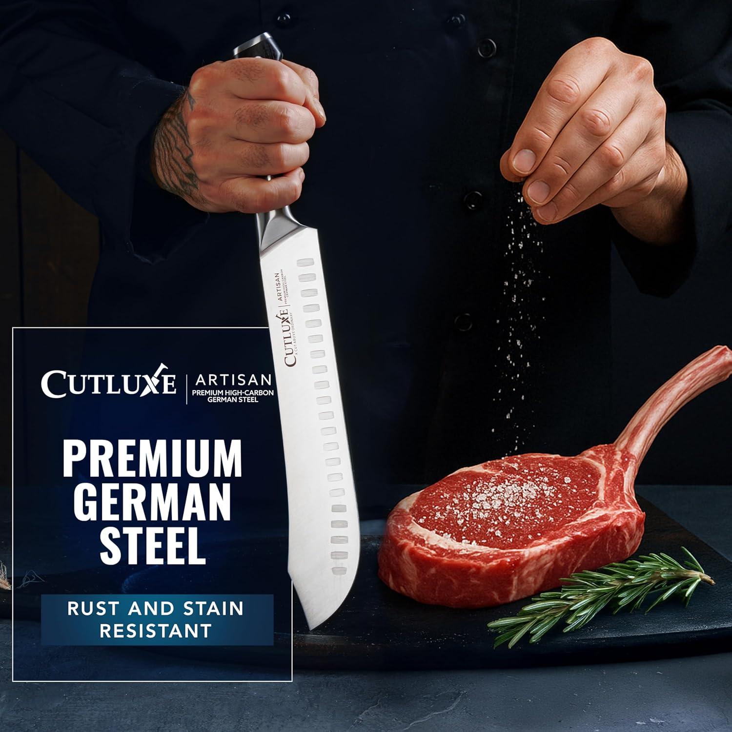 Cuchillo de Carnicero Cutluxe 25.4 cm Acero Alemán Forjado