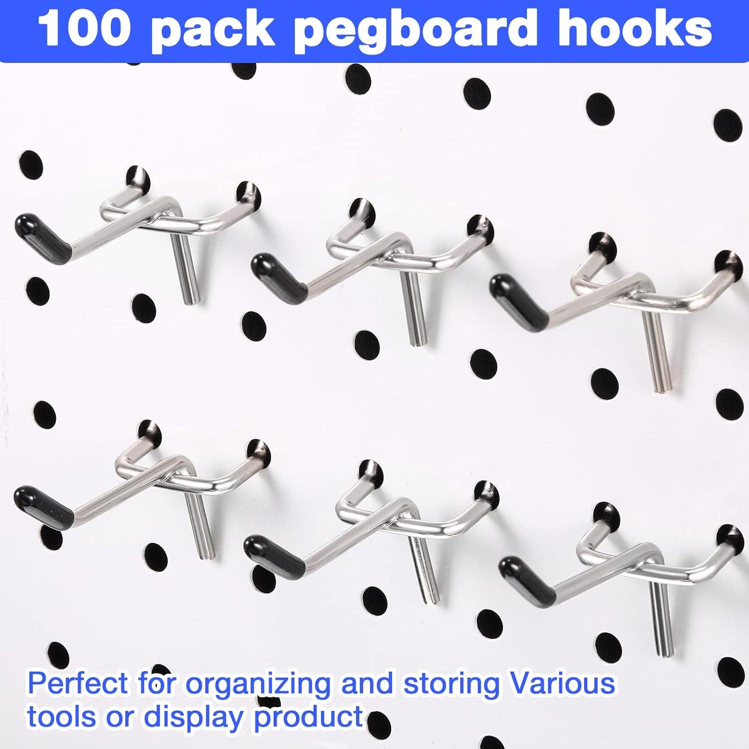 Ganchos para Tablero de Clavos Moxweyeni 100 Pcs 5.08 cm