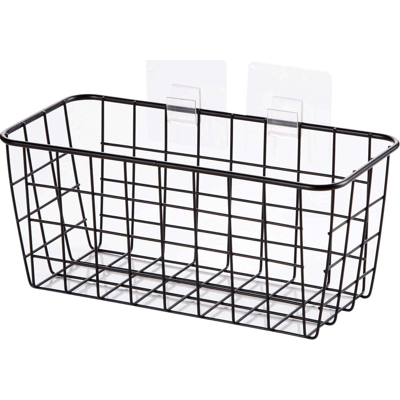 Organizador Colgante de Cesta LeleCAT 2 Pack Negro para Gabinete