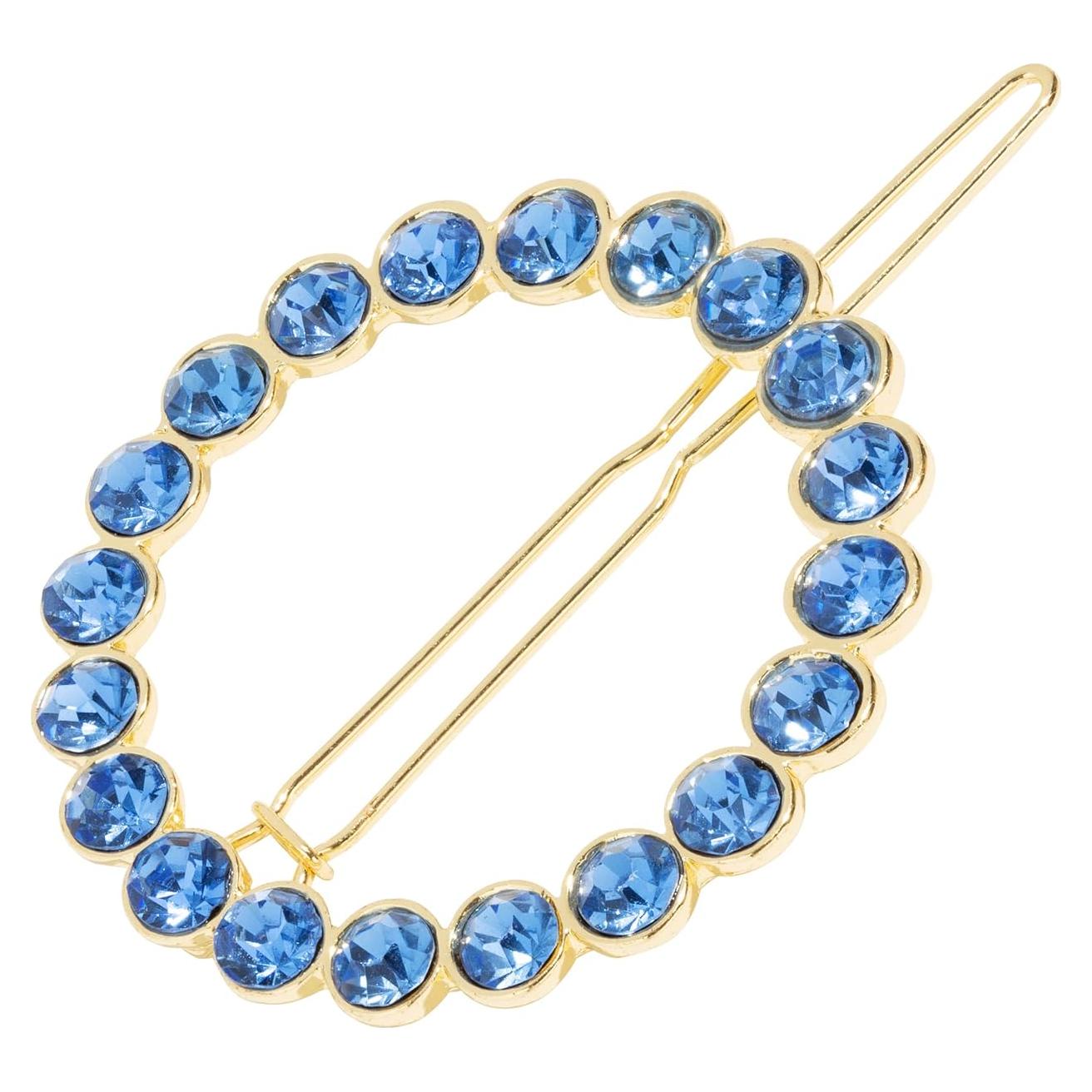 Horquilla Brillante L. Erickson Tige Boule Azul