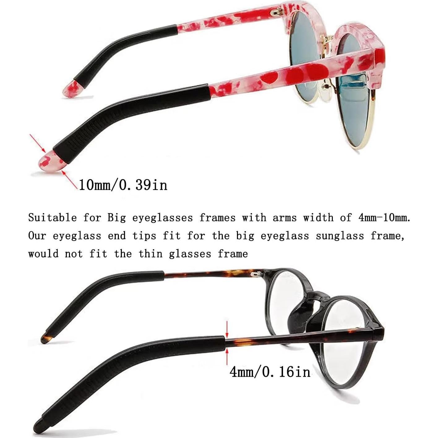 Puntas de Silicona para Gafas KECHIO - Antideslizantes