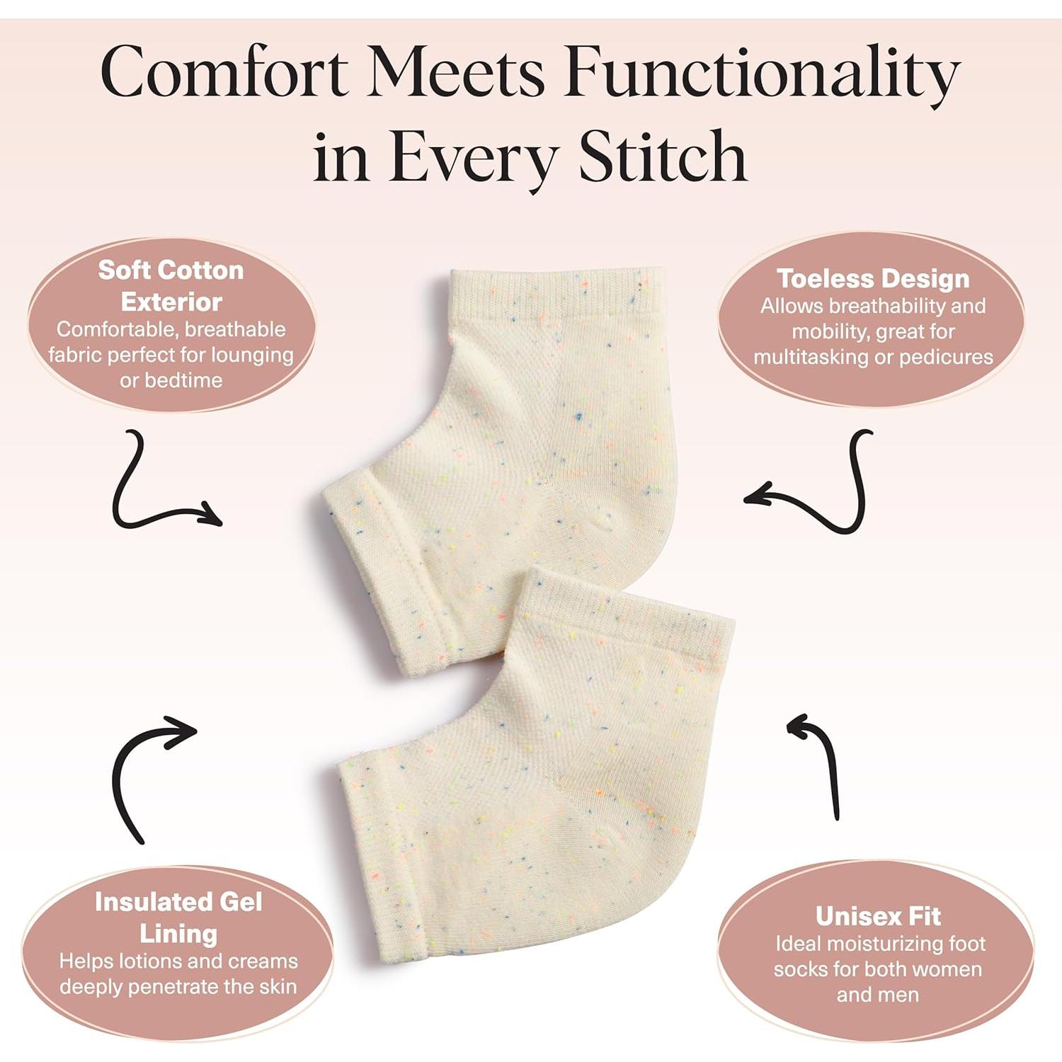 Calcetines Hidratantes Kitsch para Talones Agrietados - 1 Par