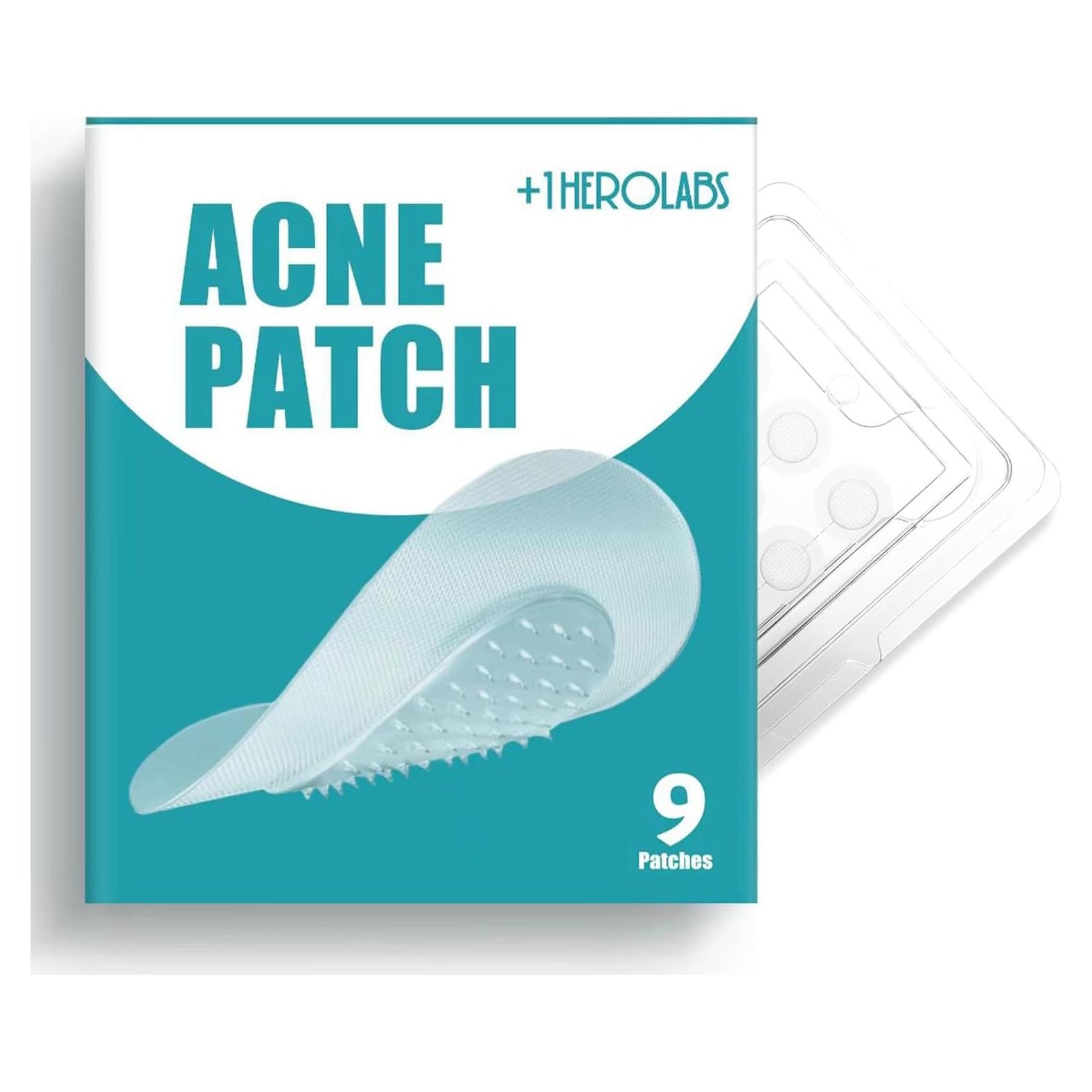 Parche Microdart para Acné 1HEROLABS - 9 Piezas Hidrocoloide