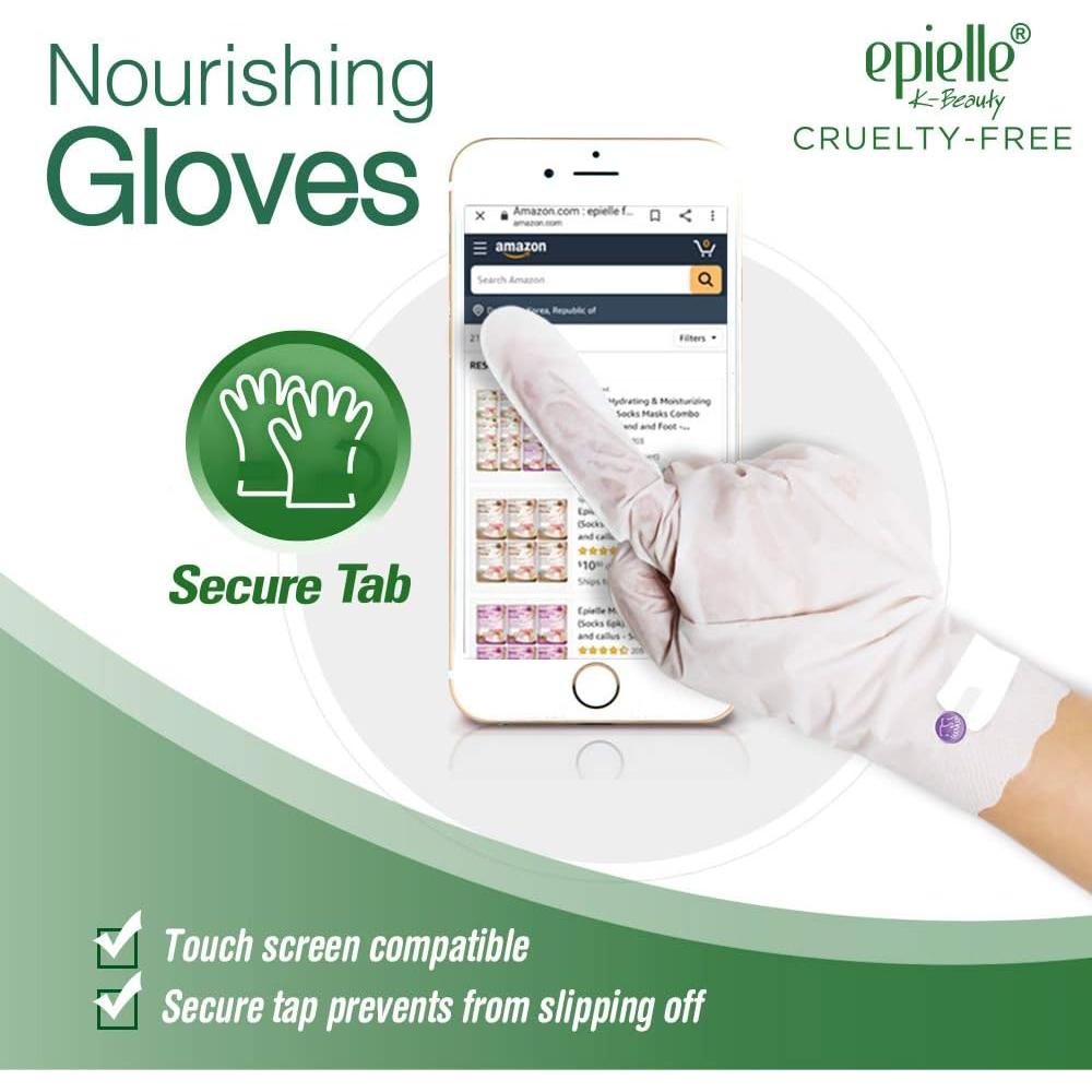 Mascarillas Hidratantes para Manos Epielle 6 Pares con Romero