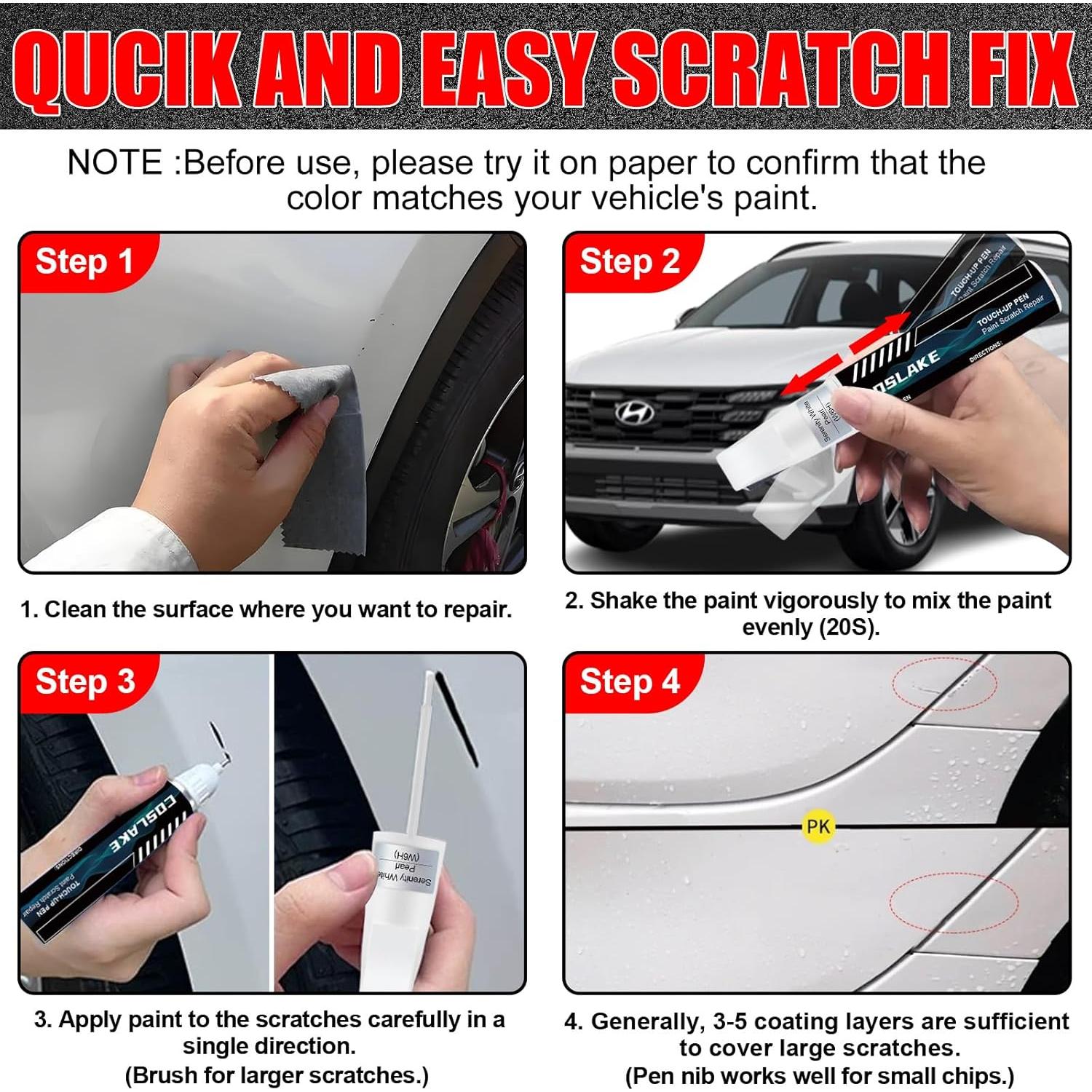 Pintura de Retoque COSLAKE 12ml Negro Abismo Hyundai