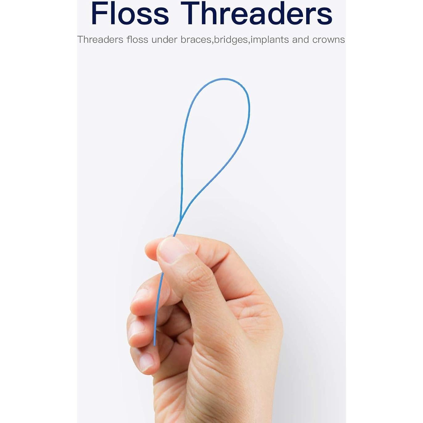 Hilos de Seda Dental VINSULLA para Brackets y Puentes - 300 Unidades