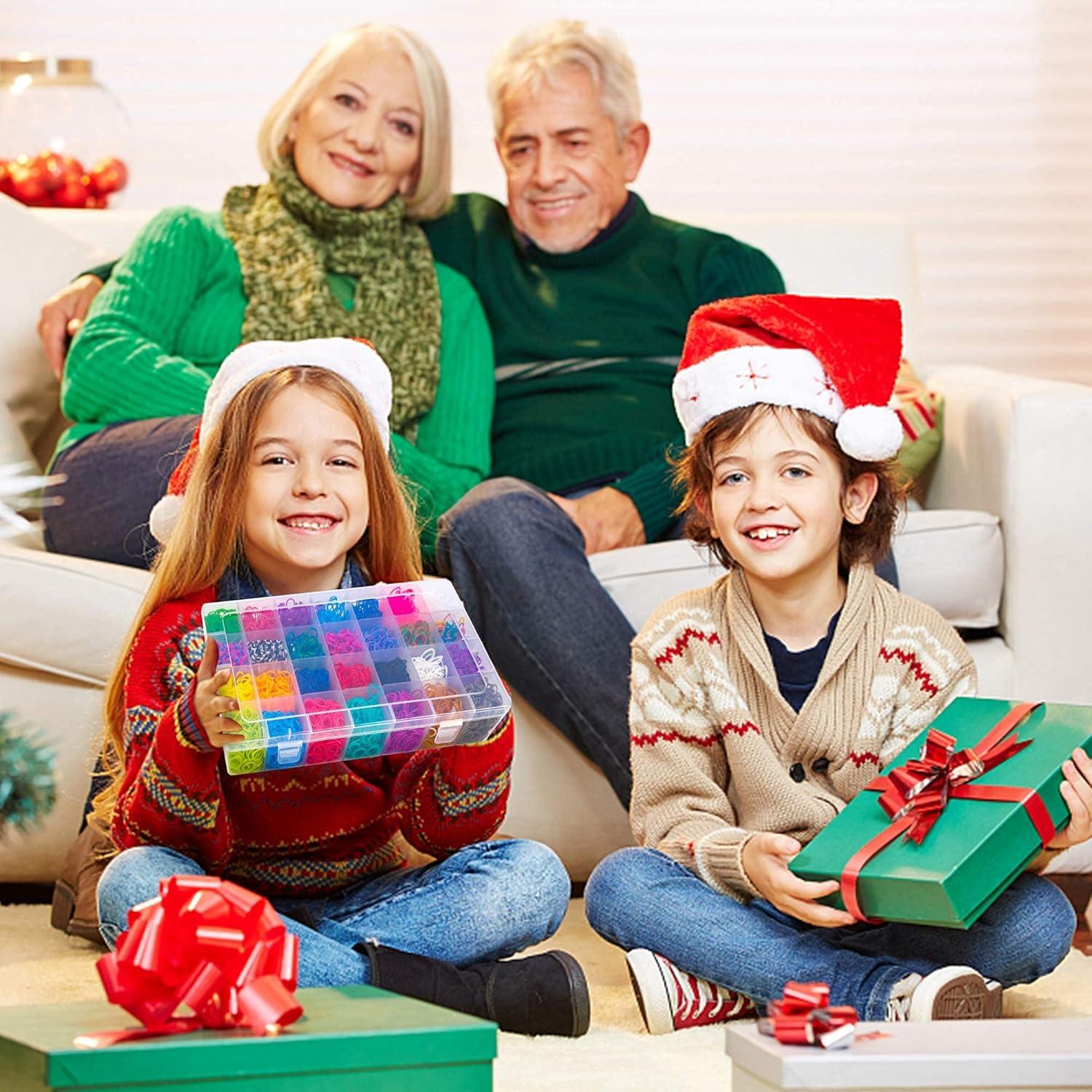 Kit de Recarga de Bandas de Goma Inscraft 11000 Piezas 28 Colores