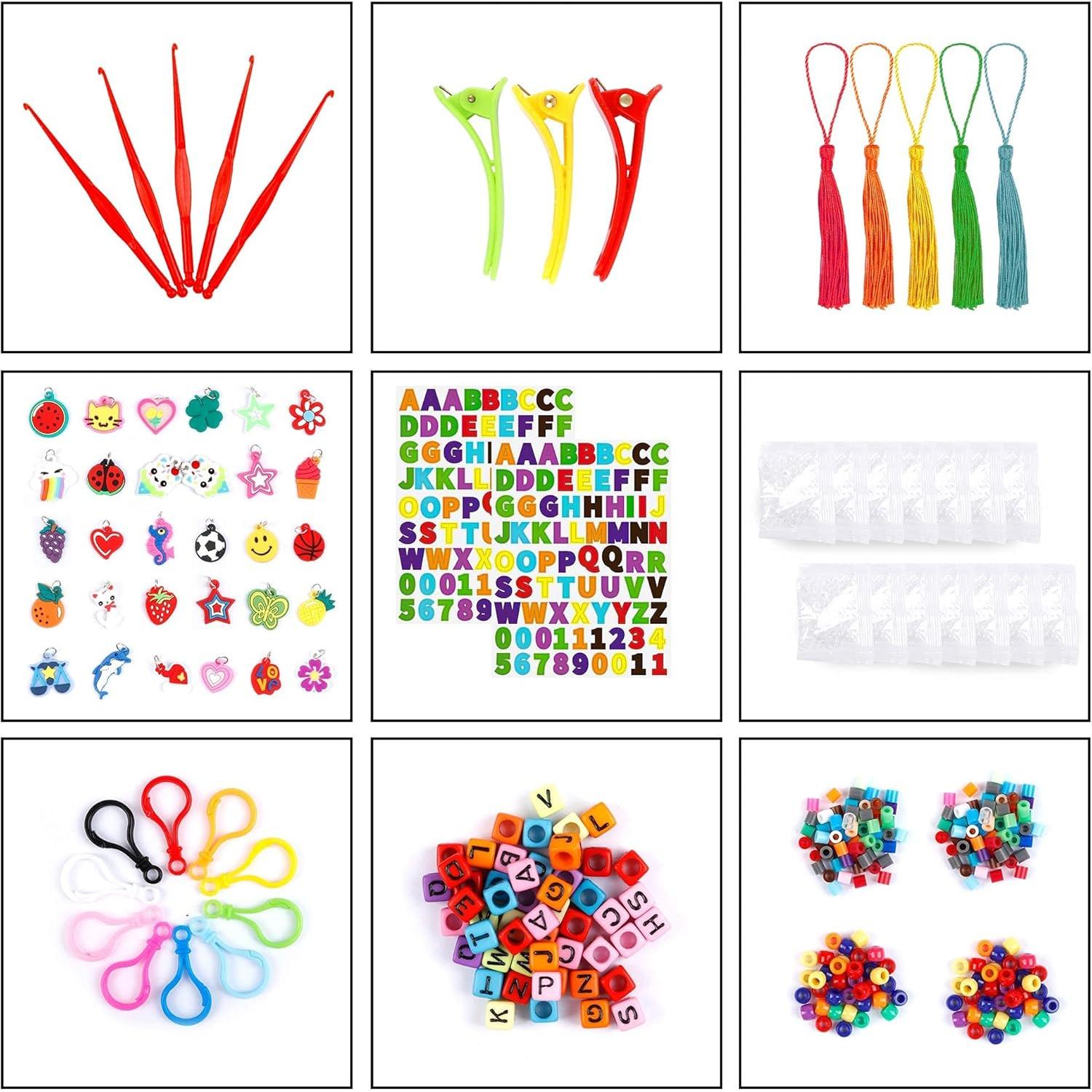 Kit de Recarga de Bandas de Goma Inscraft 11000 Piezas 28 Colores