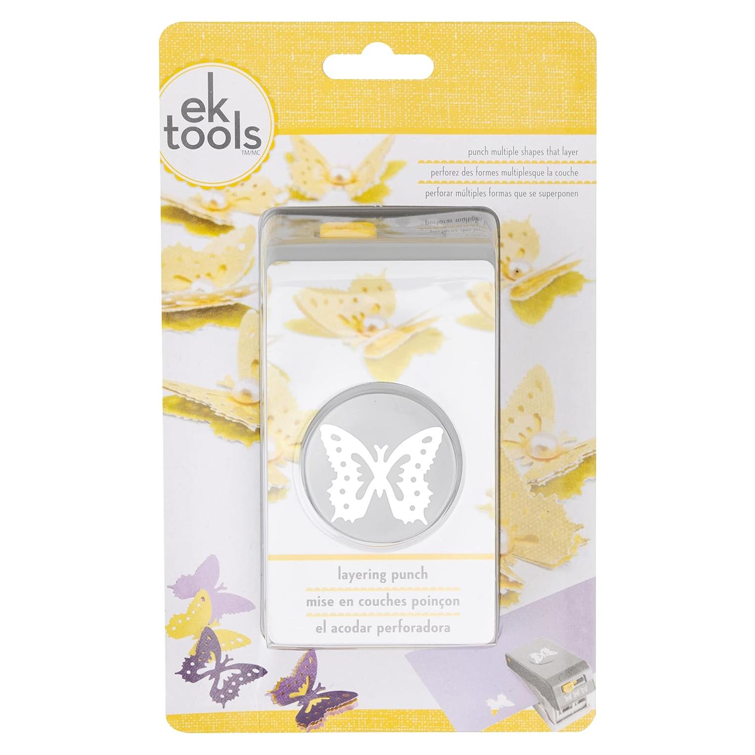 Troqueladora de Papel en Capas Mariposa EK Tools 3 Diseños