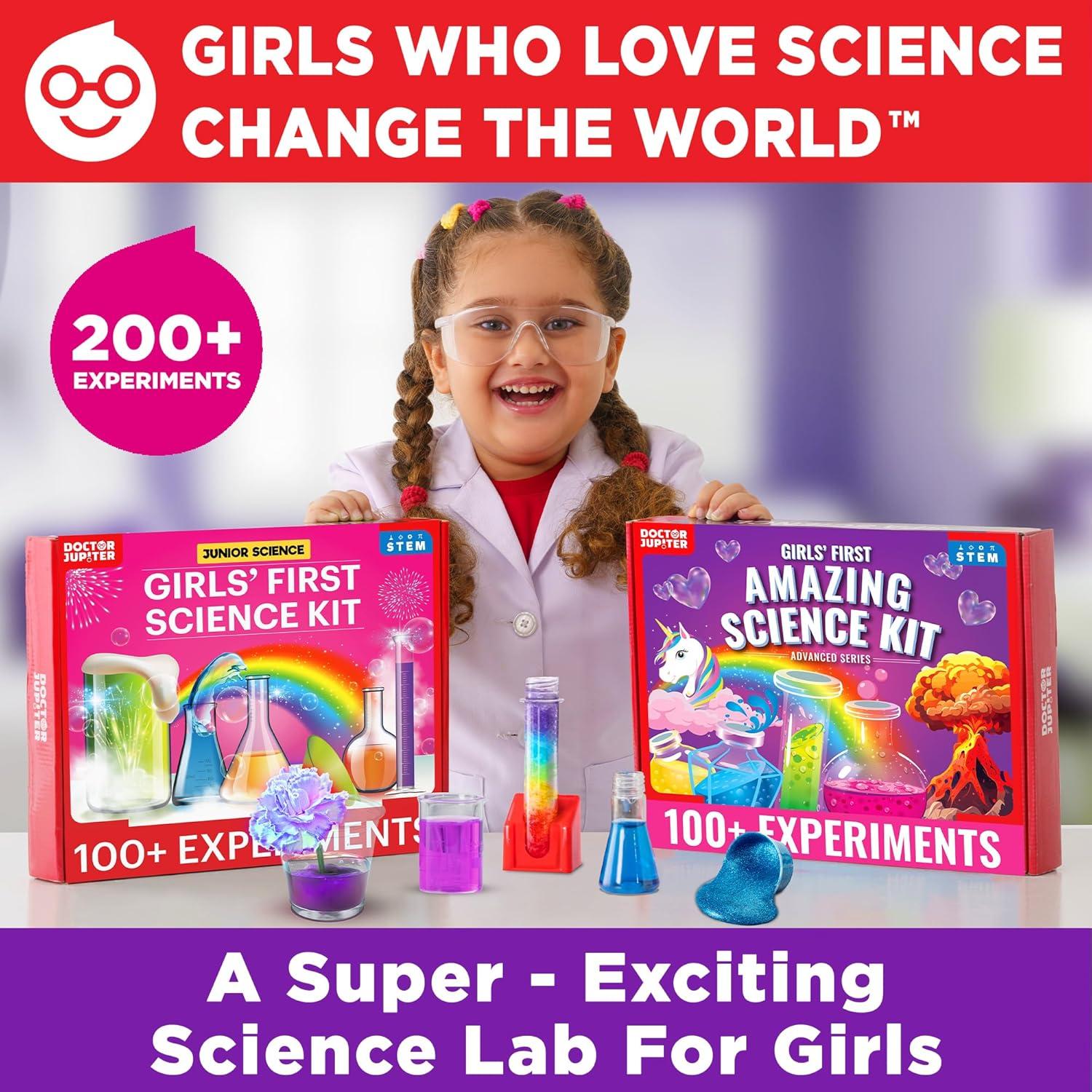 Kit de Ciencia para Niñas Doctor Jupiter - Juego de Regalo 4+ Años