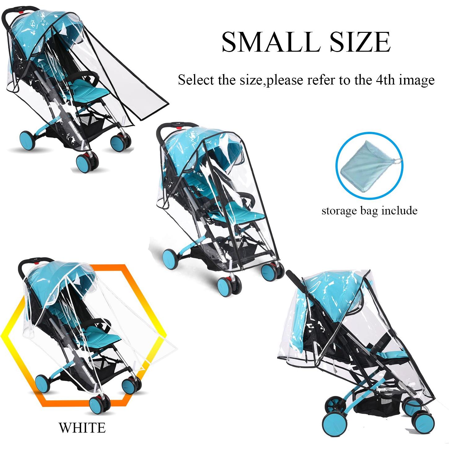 Cubierta de Lluvia para Cochecito de Bebé EVA Universal