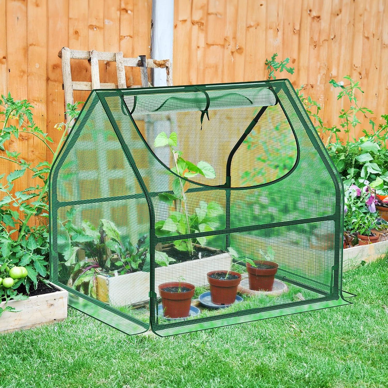 Invernadero Mini Portátil Greatbuddy 0.91m PE Resistente UV