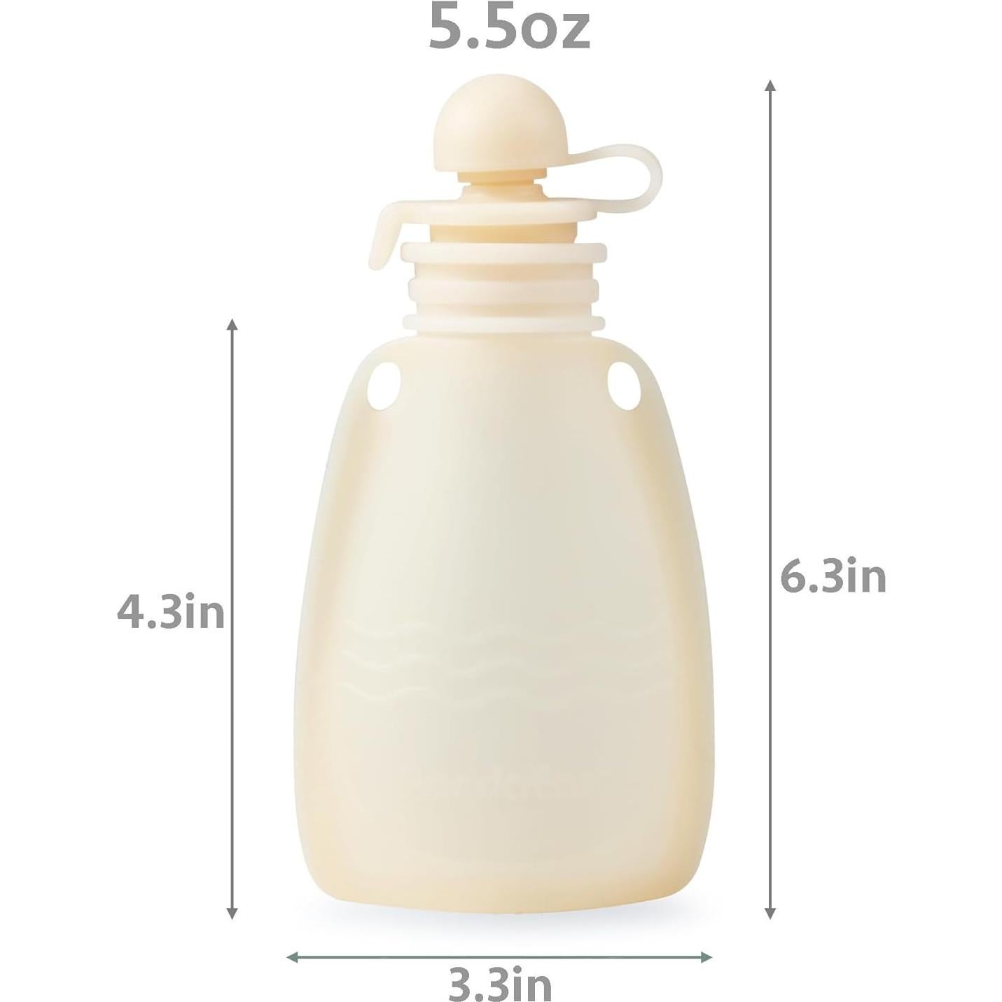 Bolsas de Silicona Reutilizables PandaEar para Bebés 3 Pzas