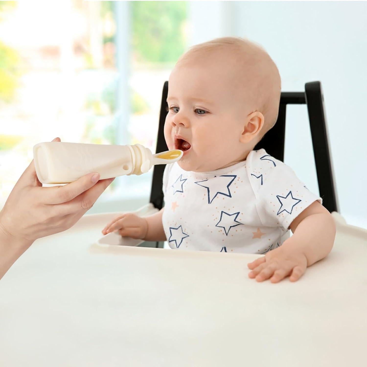 Bolsas de Silicona Reutilizables PandaEar para Bebés 3 Pzas