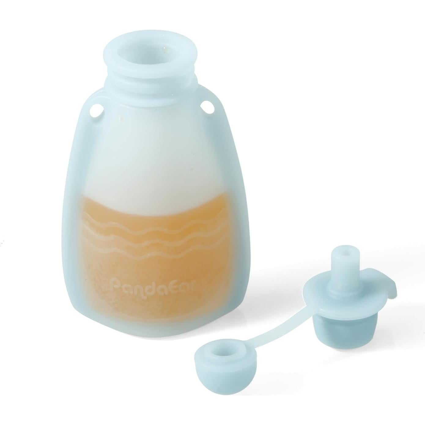 Bolsas de Silicona Reutilizables PandaEar para Bebés 3 Pzas