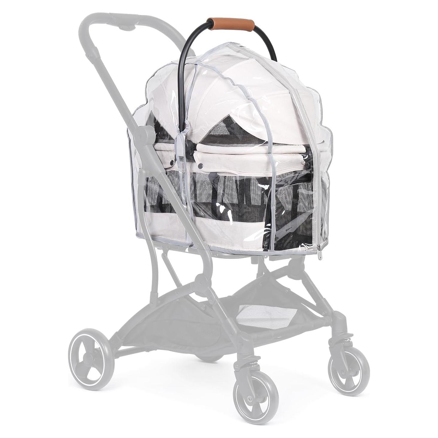 Cubierta de Lluvia para Carrito de Mascotas BEBEBROAD T3