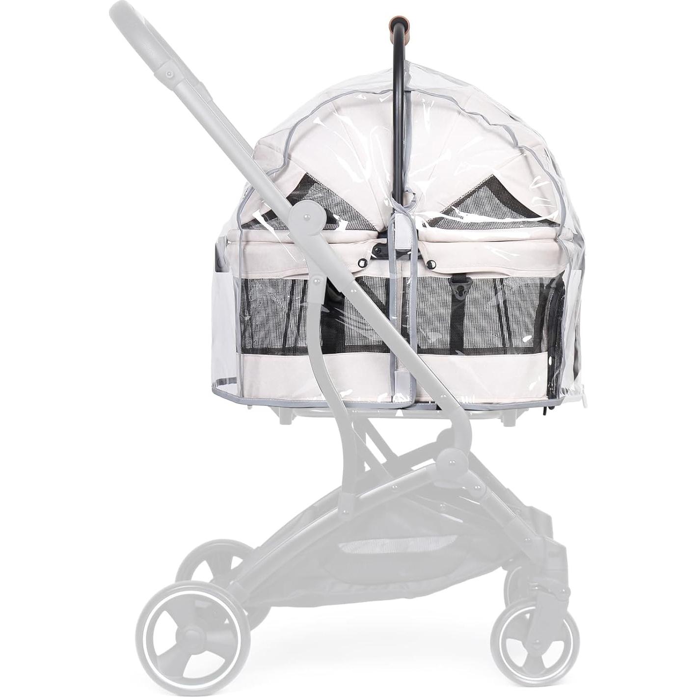 Cubierta de Lluvia para Carrito de Mascotas BEBEBROAD T3