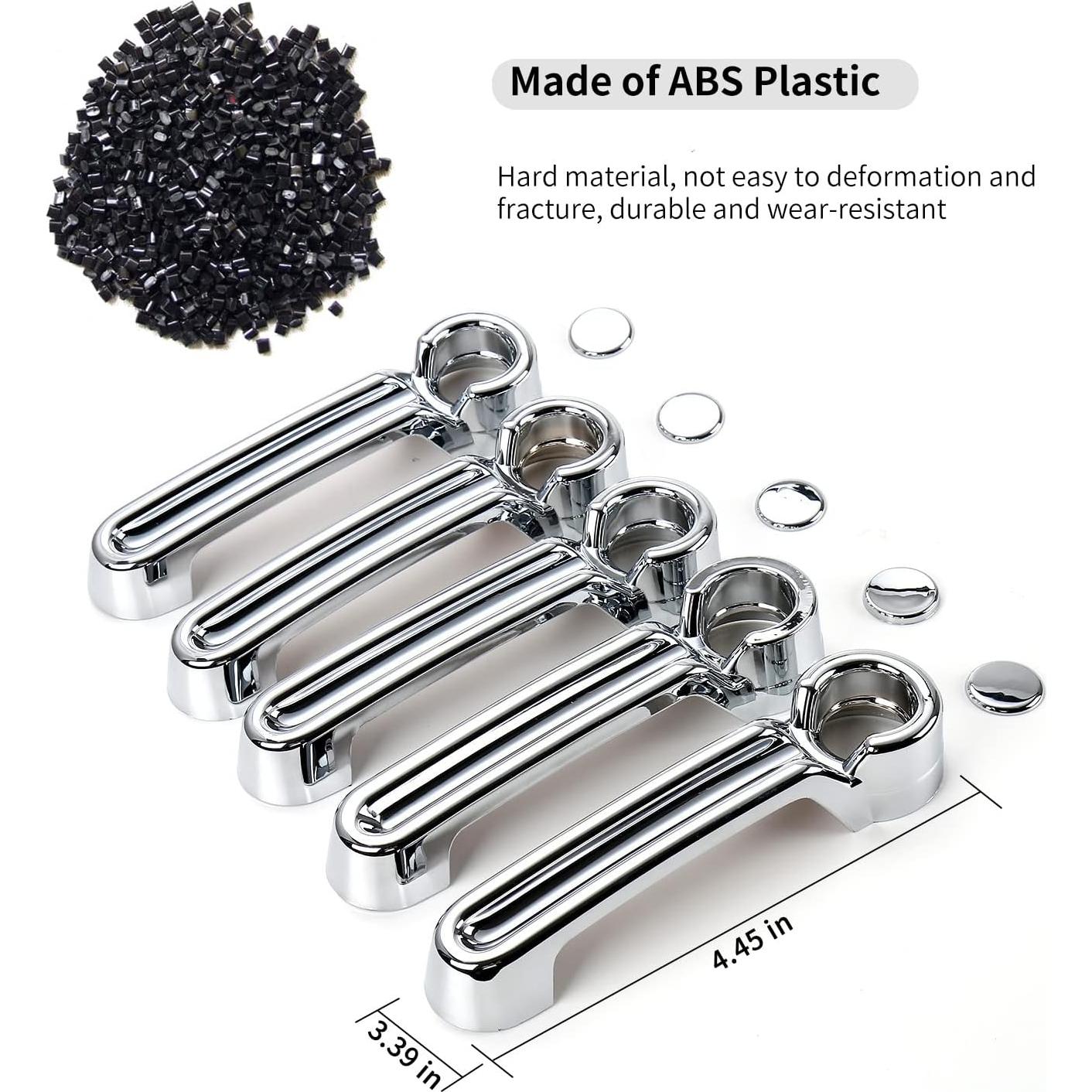 Cubiertas de Manija de Puerta y Maletero SQQP para Jeep 5 Piezas