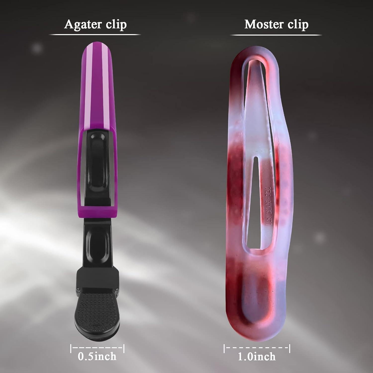 Pinzas de Sección de Cabello EWSNM - 8 Clips Antideslizantes