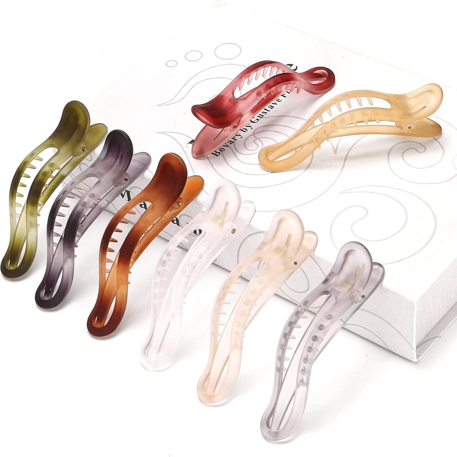 Pinzas de Sección de Cabello EWSNM - 8 Clips Antideslizantes