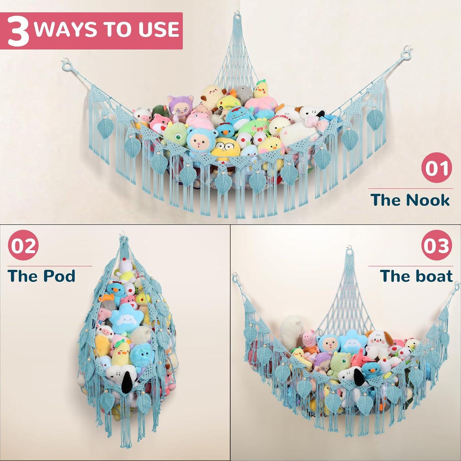 Hamaca Jumbo iHansee para Animales de Peluche 210.8x149.9 cm