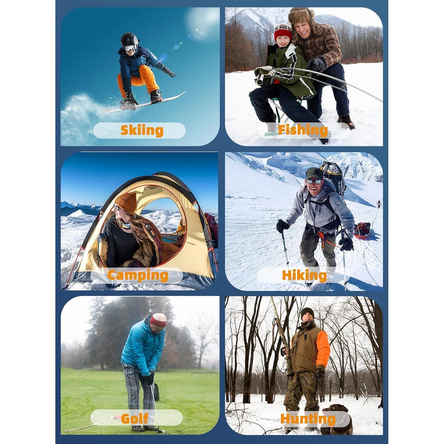 Calentadores de Manos Recargables ITSHINY 6000mAh 2-en-1