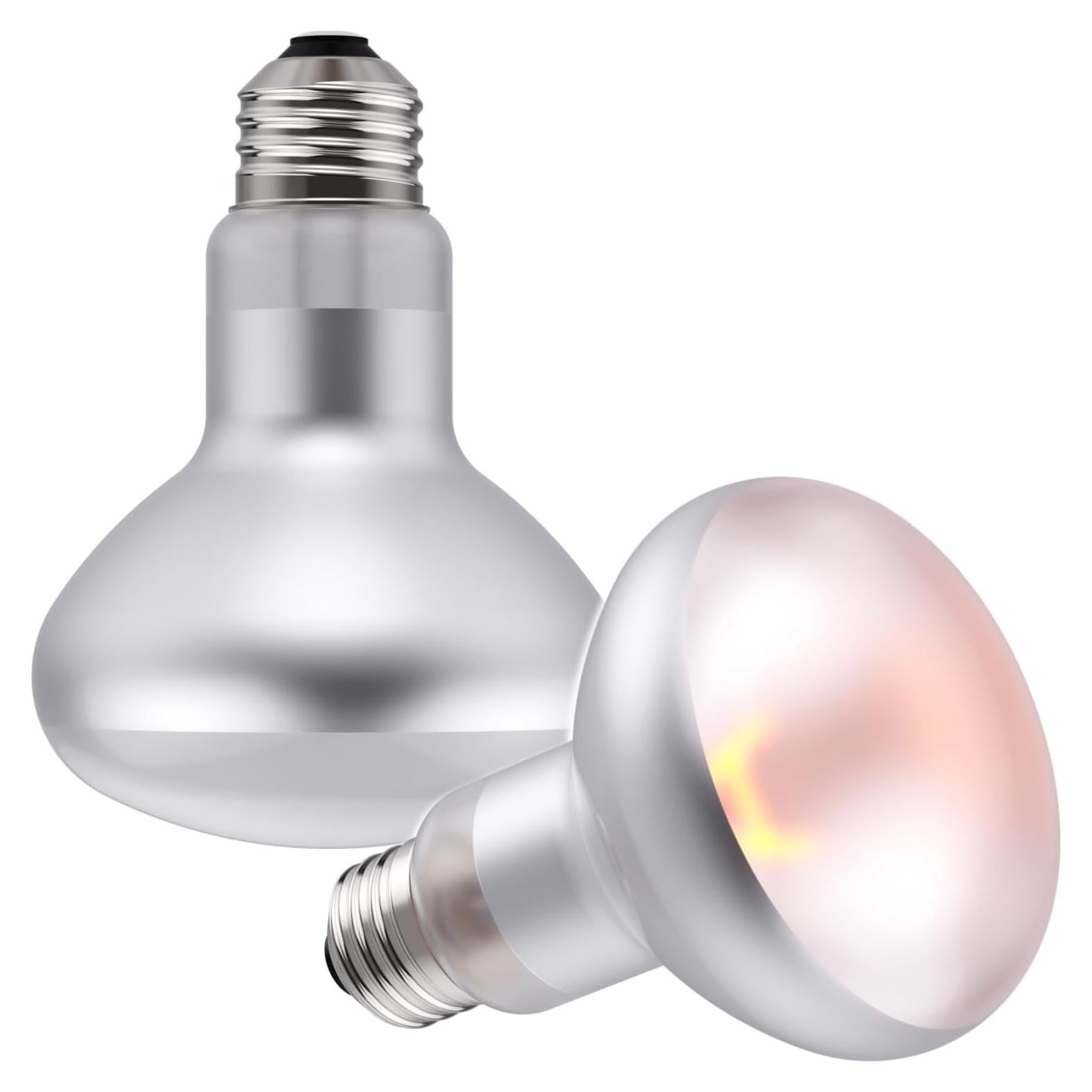 Bombillas de Calor MRREPTILE 75W para Reptiles - Paquete de 2