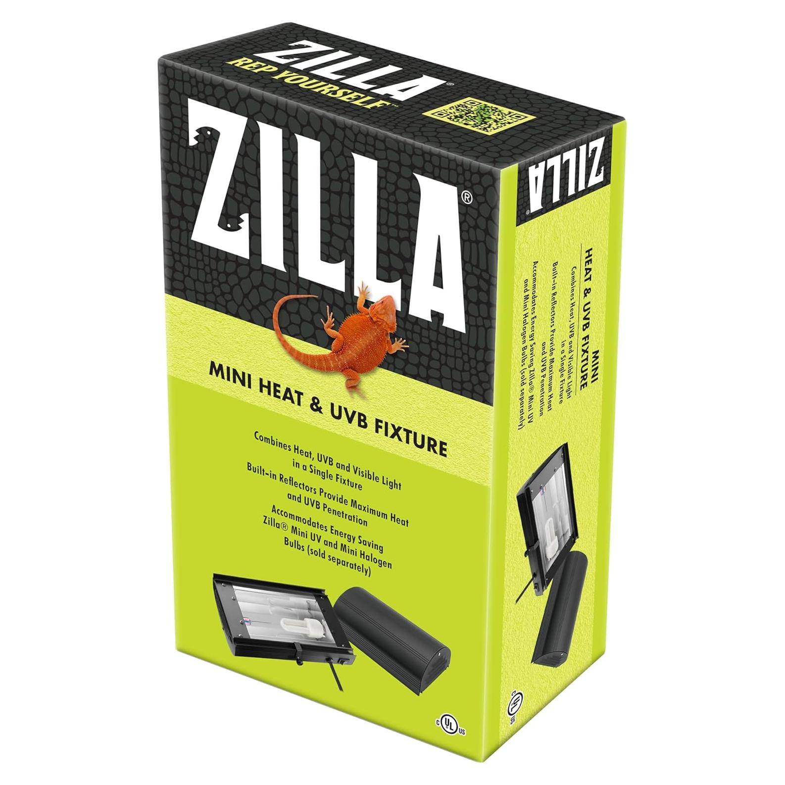 Fijación Mini de Calor y UVB Zilla para Terrario Reptil