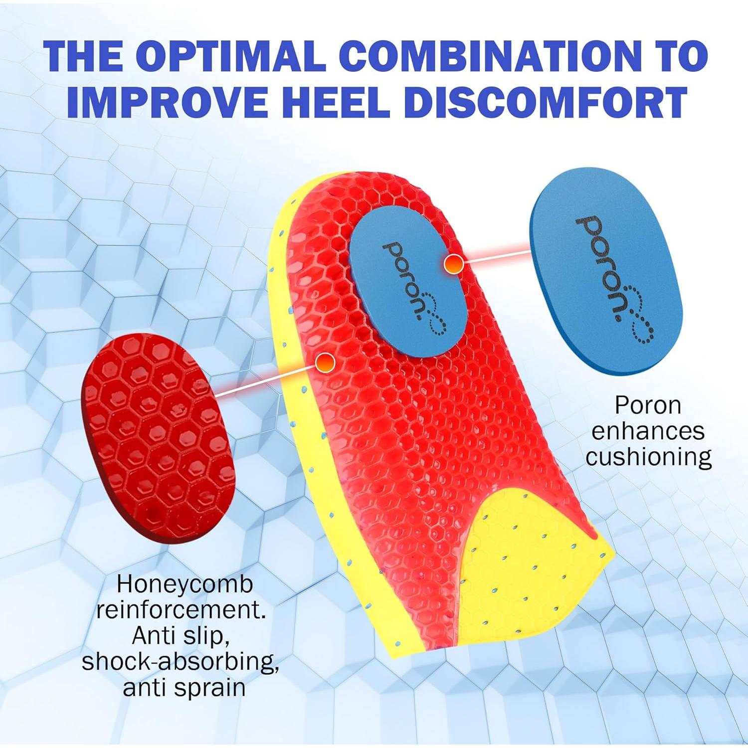 Plantillas de Soporte Pesado DARLIS 220 lbs Alivio Dolor