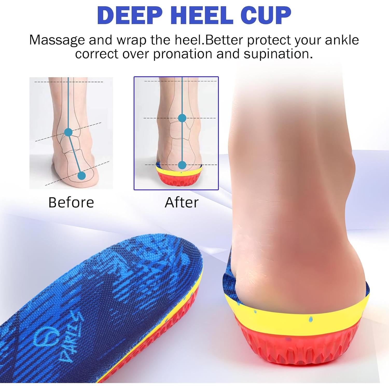 Plantillas de Soporte Pesado DARLIS 220 lbs Alivio Dolor