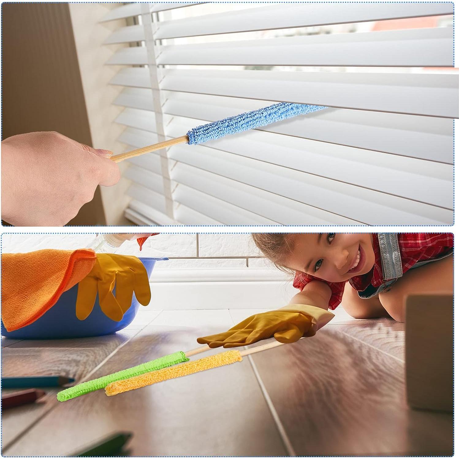 Honeydak 6 Piezas Varillas Microfibra Limpieza Automóviles