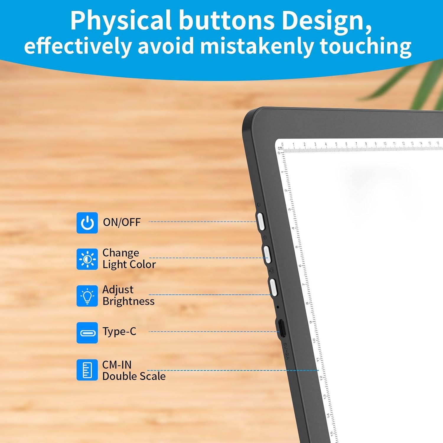 Almohadilla de Luz A3 Phylosal con 3 Modos y 6 Brillos
