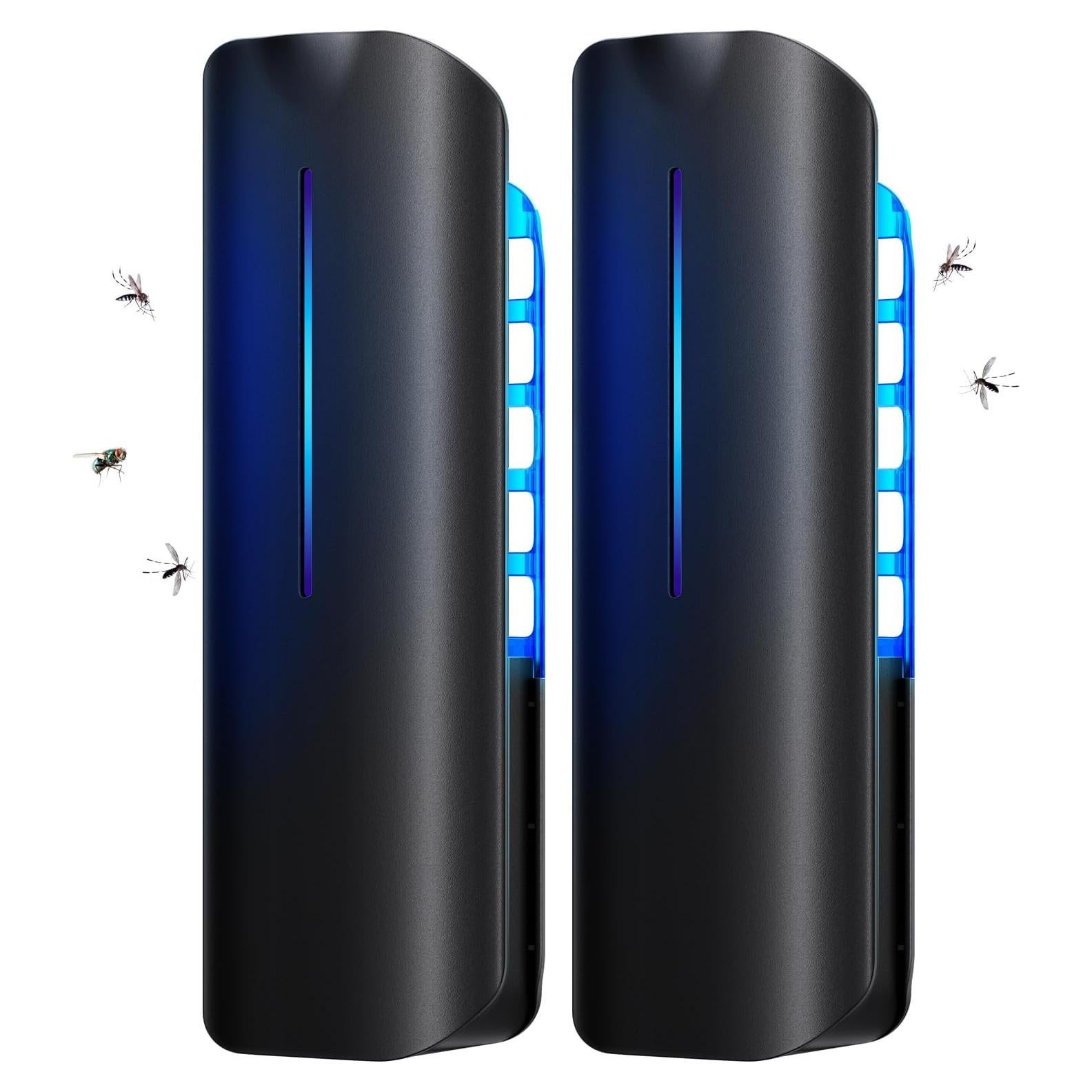 Trampa de Insectos Voladores BURLAN 2PC con Luz UV 9W y 20 Recargas
